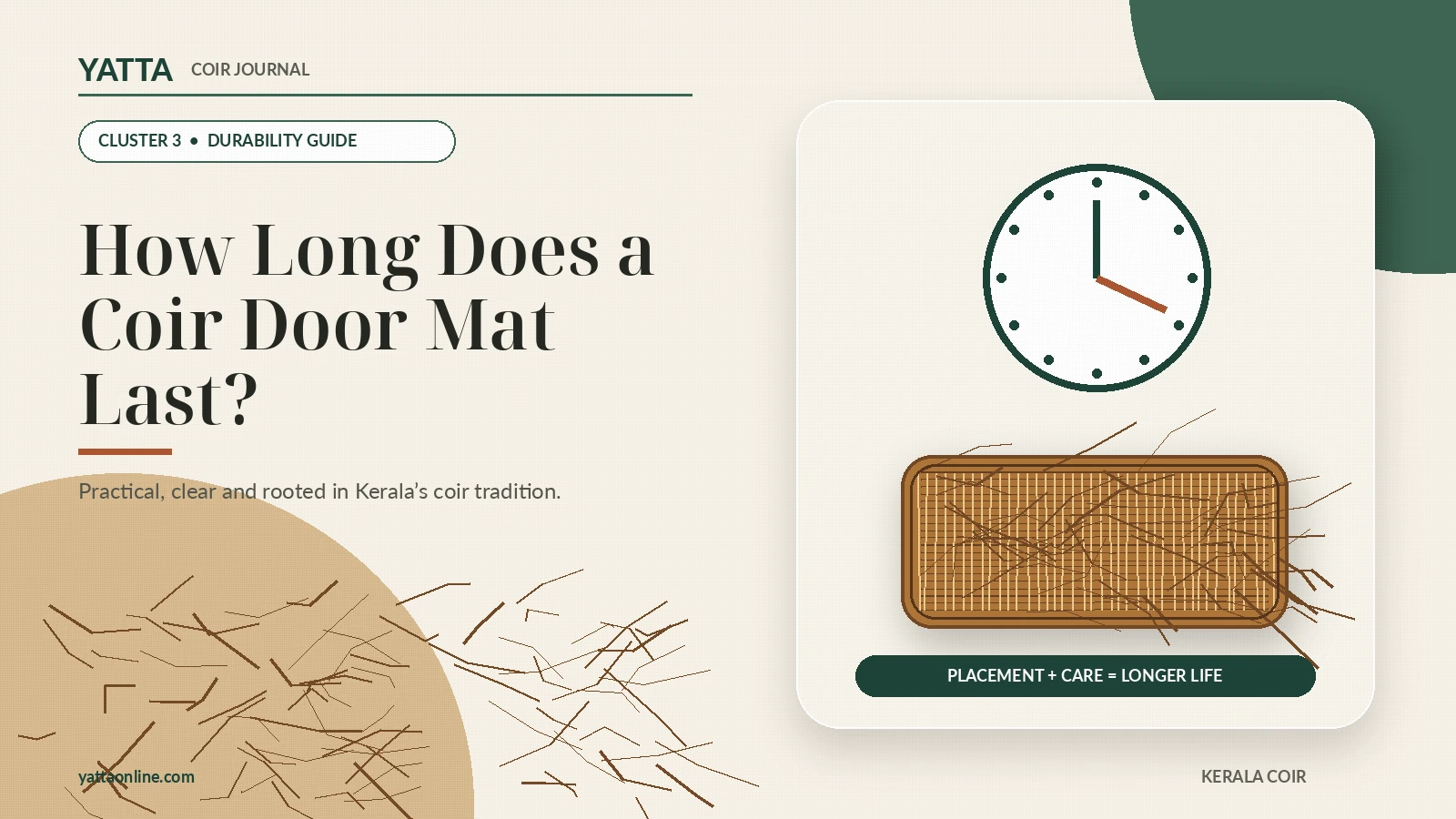 How Long Does a Coir Door Mat Last?